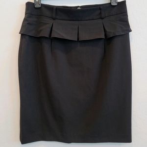 💕 Adrienne Vittadini Black Pencil Skirt Size 14